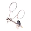 1Pc 25mm Double Lenses Magnifying Glass Stainless Steel Clip  Rotatable Mini Magnifier Diameter Monocular 5