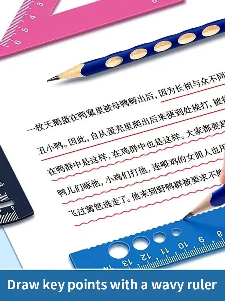 Drafting Set 4pcs Metal With Storage Box Students Measure Ruler Multi-Function