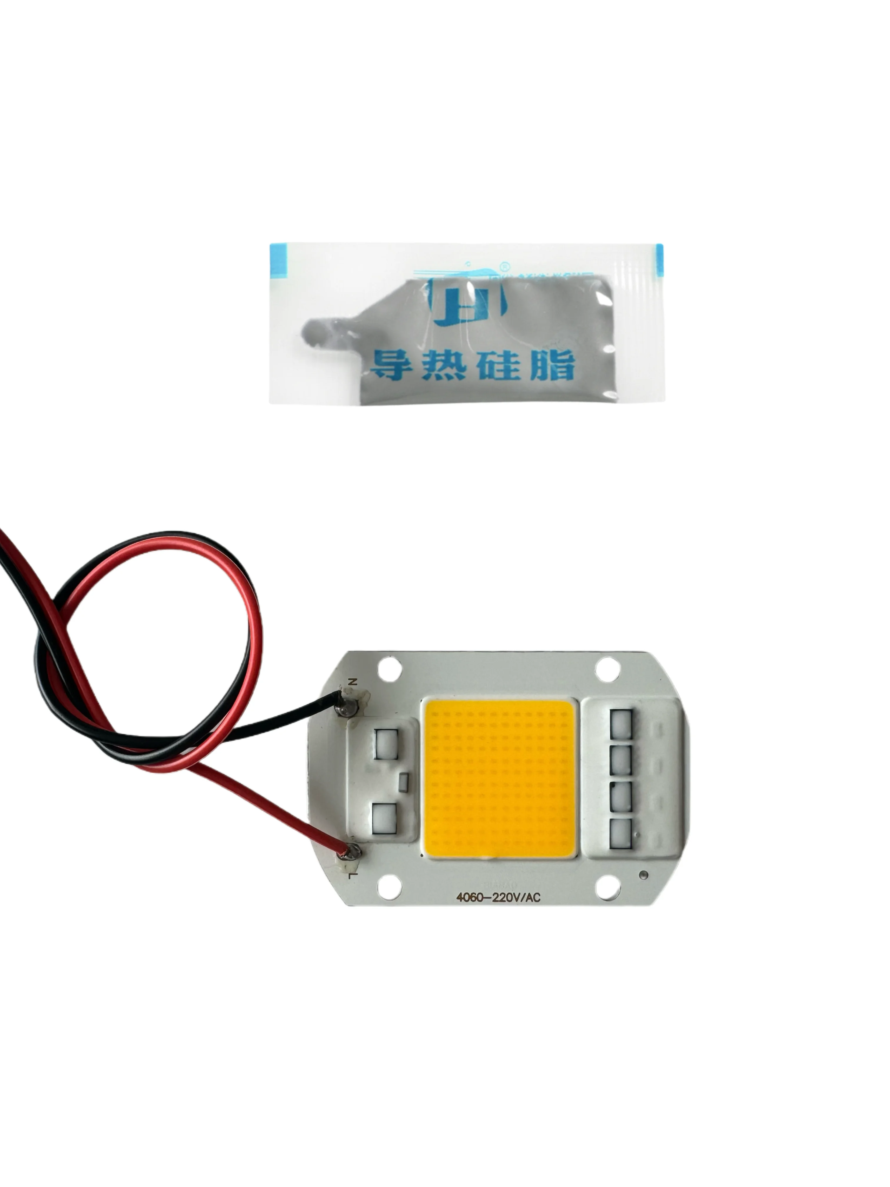 Description Picture 2 of itemLED 50W 220V Red Blue Green White No Need Driver Chip COB Lamp Source Plant Growth Flood Street Light Beads Light Accessories