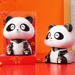 Solar - Powered Swinging Panda Dashboard Decor - Cute Cartoon Auto Interior Accessory (226B)