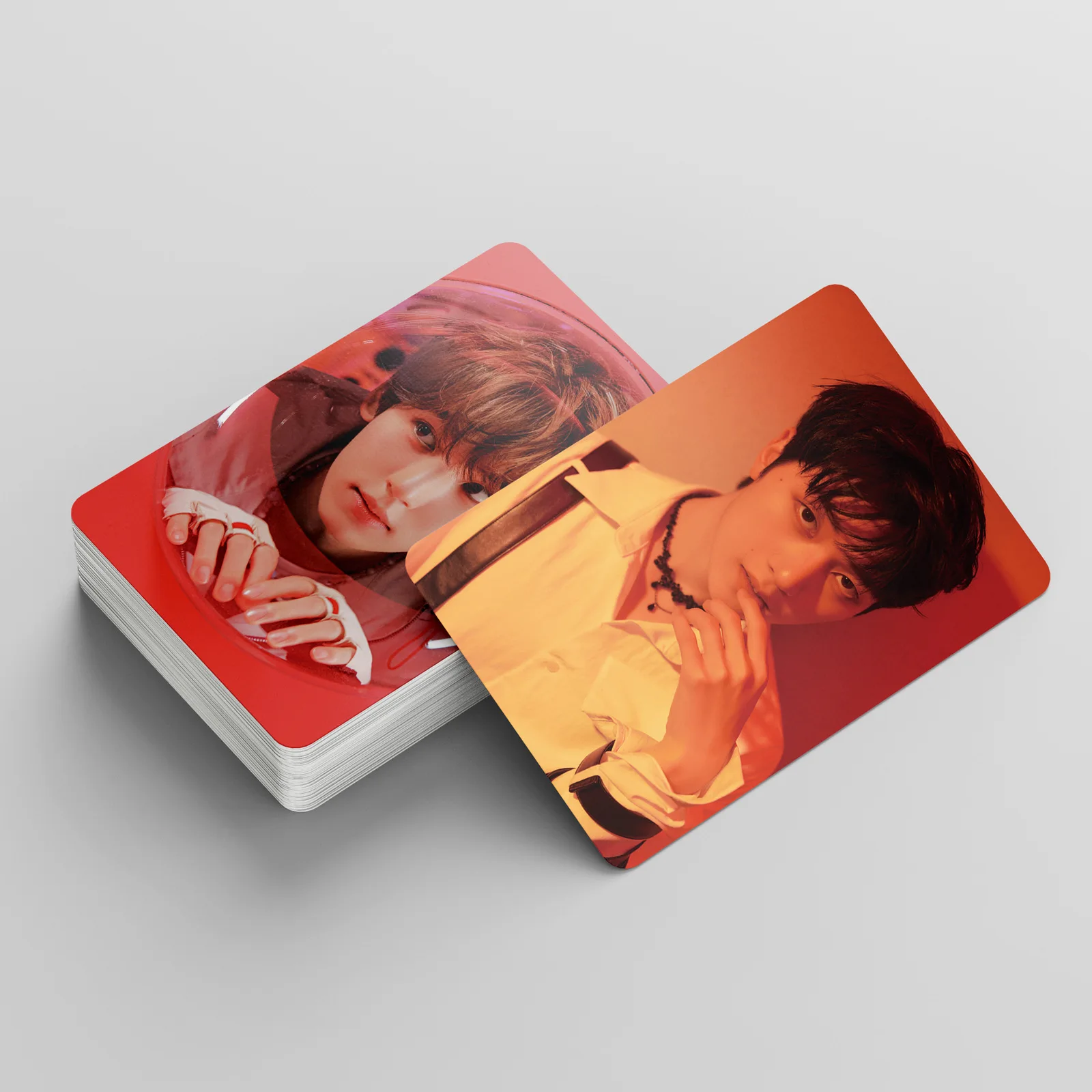 55pcs/set Kpop ZB1 1st Album YOUTH IN THE SHADE ZEROBASEONE New Album Lomo Cards Double Side Print Photo Cards album cards lomo cards