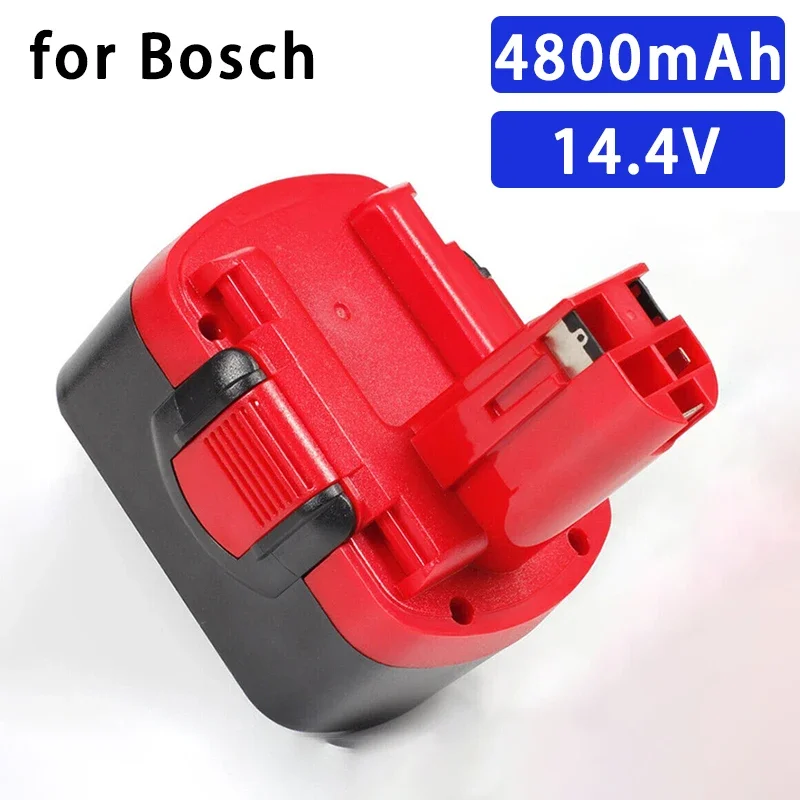 

14.4V Replacement Battery for Bosch BAT140 BAT038 BAT040 BAT041 BAT159 4800mAh Ni-Cd Rechargeable Power Tools Drill Battery