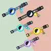 New Airtag Pet Collar Adjustable Nylon Puppy Cat Collar With Bell Anti-lost Pet Necklace With Apple Airtag Holder Pet Supplies 2