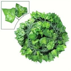 Lush Artificial Ivy Vine Garland for Elegant Wall and Event Decor (Sweet potato)