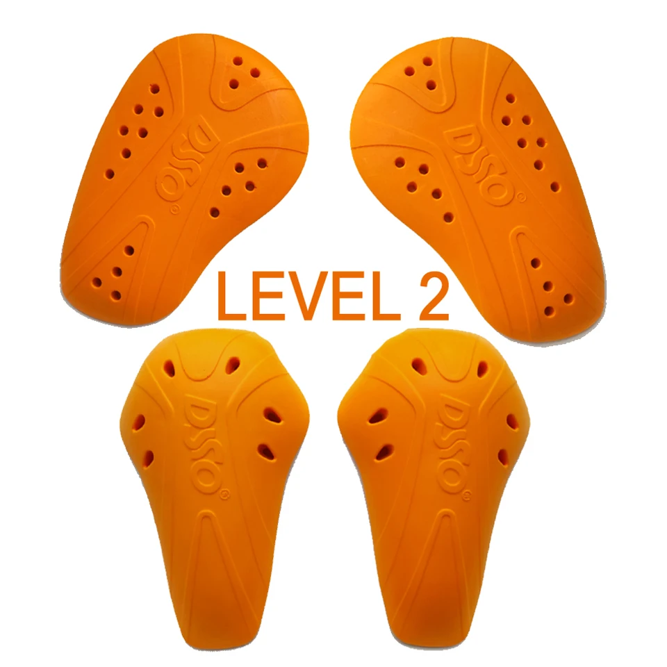 CE Level Armor Motorcycle Jacket Insert Protectors DSO Moto