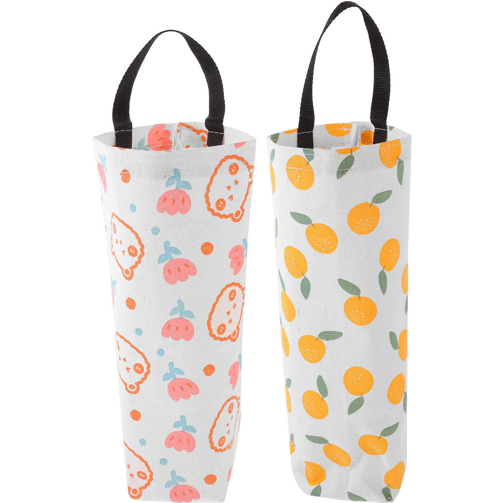 

2 Pcs Garbage Storage Grocery Holder Dispenser Trash Bags Hanging Home Accessories Wall