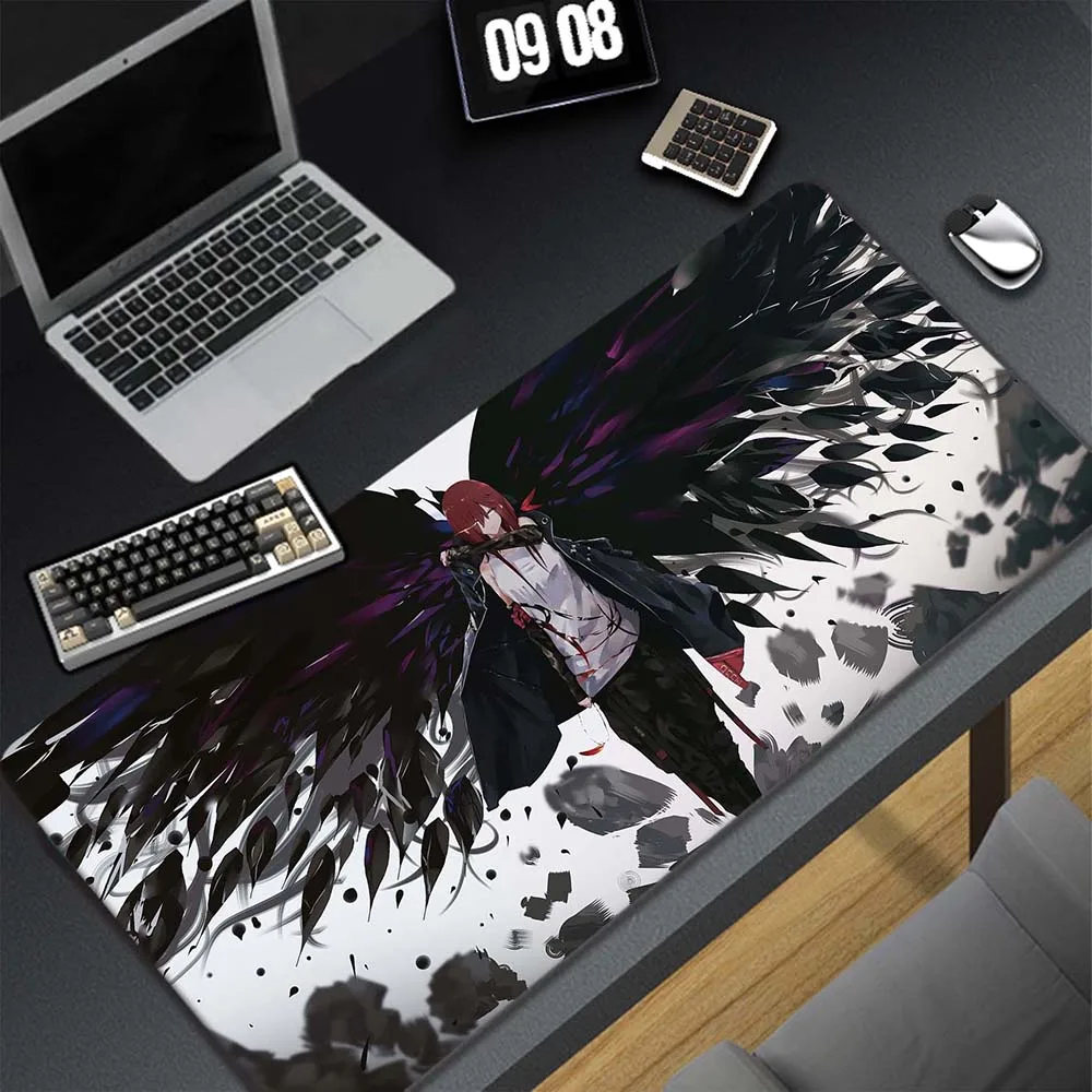 

Gamer Mat Keyboard Pad Arknights Gaming Deskmat XXL Large Mousepad Desk Pad 80x30cm Pc Mouse Pad Mats Rubber Locked Edge Carpet