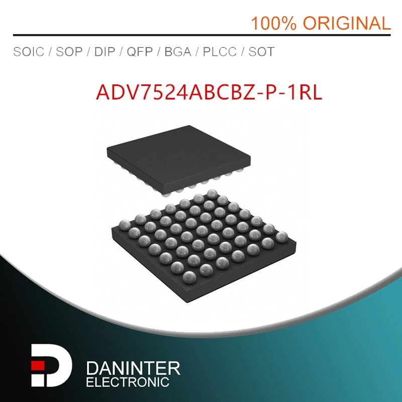 

5 шт./партия ADV7524ABCBZ-P-1RL ADV7524A ADV7524 WLCSP-49