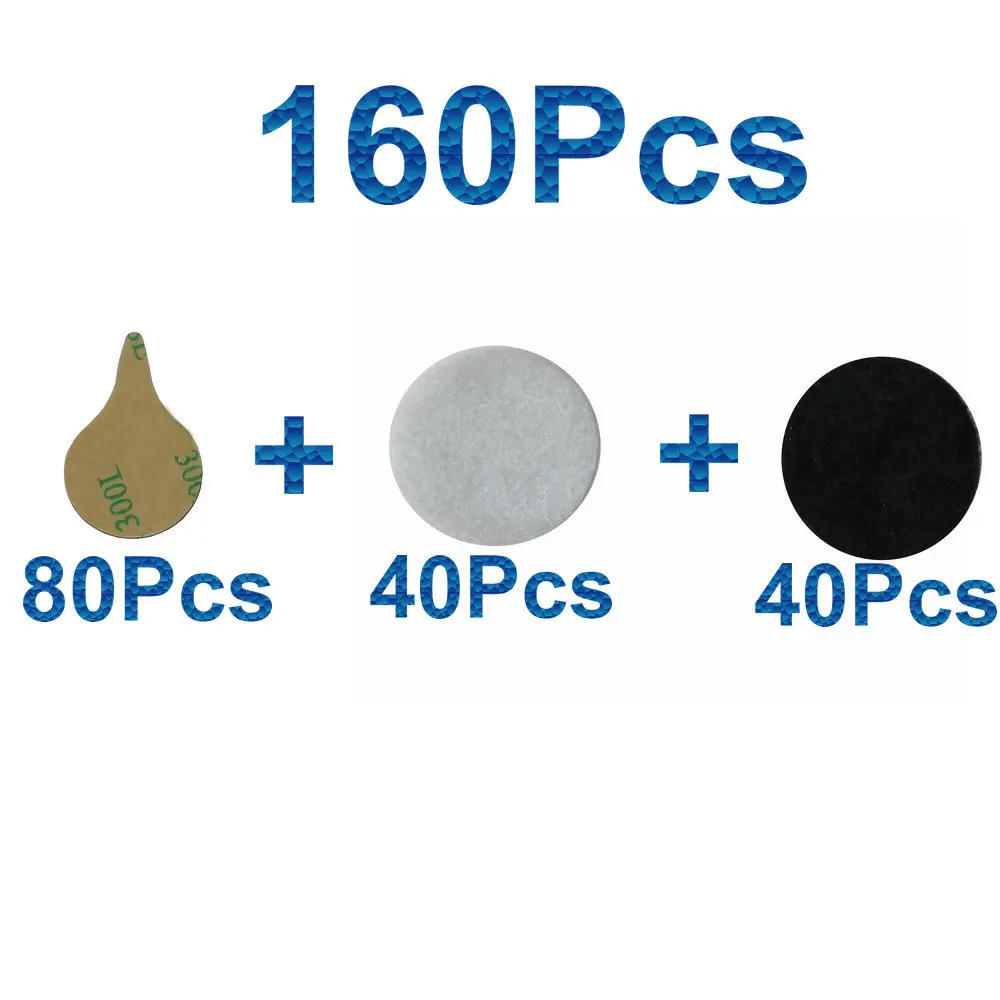 Undercover with Stickies and 80 Fabric Discs for Lavalier Microphones 40 of Each Black/White lavalier microphone cover