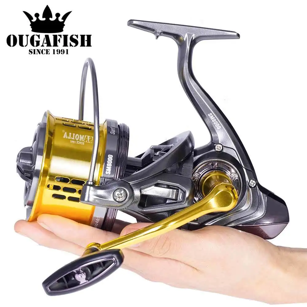Saltwater Surf Distant Wheel 9BB Fishing Spinning Reel Coil Open Face  Carretilha Freshwater Moulinet Wheel SM8000-12000 Tackle