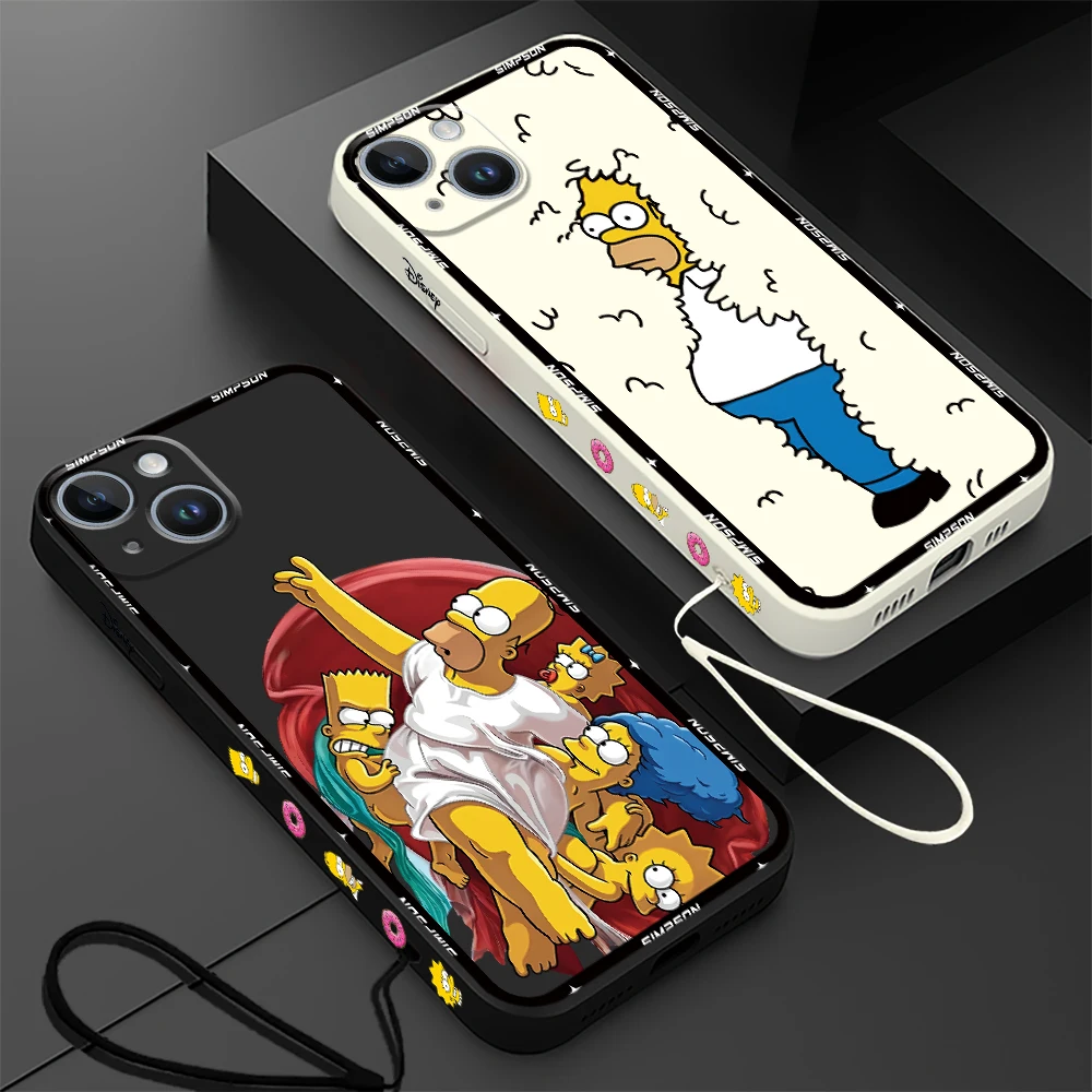 The Simpsons Soft Cover Cute Phone Case