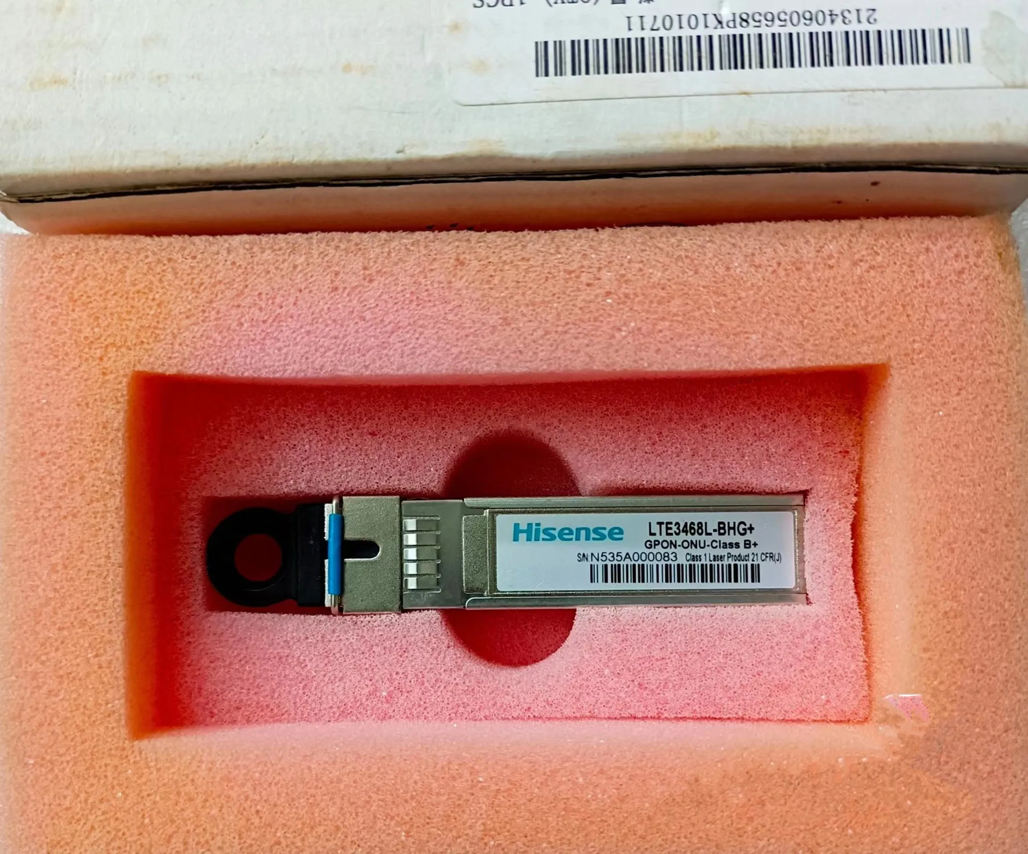 Hisense LTE3468L-BHG+ Self-Adaptation 10G-EPON/XG-PON/ GPON/EPON ONU 20KM SFP Optical Fiber For MA5626 MA5612 Module carter burwell adaptation score 1 cd