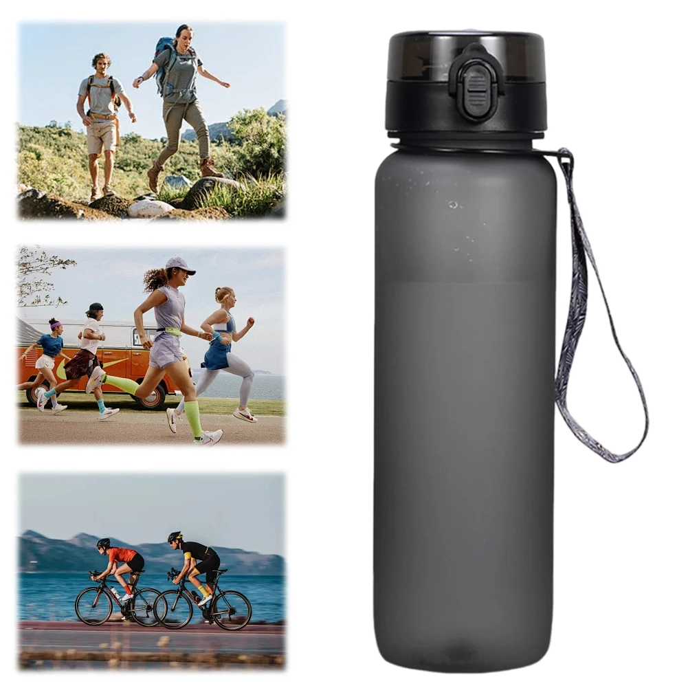 1000ML Drinking Water Bottle Leak Proof Drink Bottle Outdoor Travel Portable Gym Fitness Jugs for Office Gym Outdoor Sports