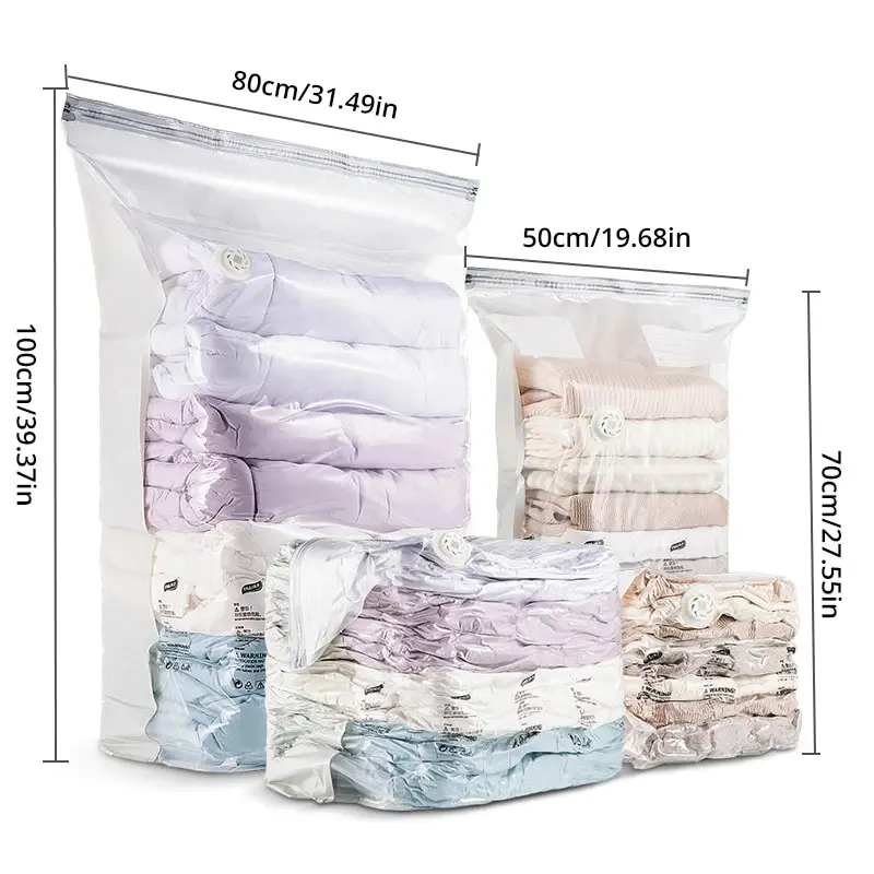 Vacuum Bag Storage Bag for Clothes Seal Compressed Travel Space Saver Bag  with Pump Home Storage Organizer - AliExpress