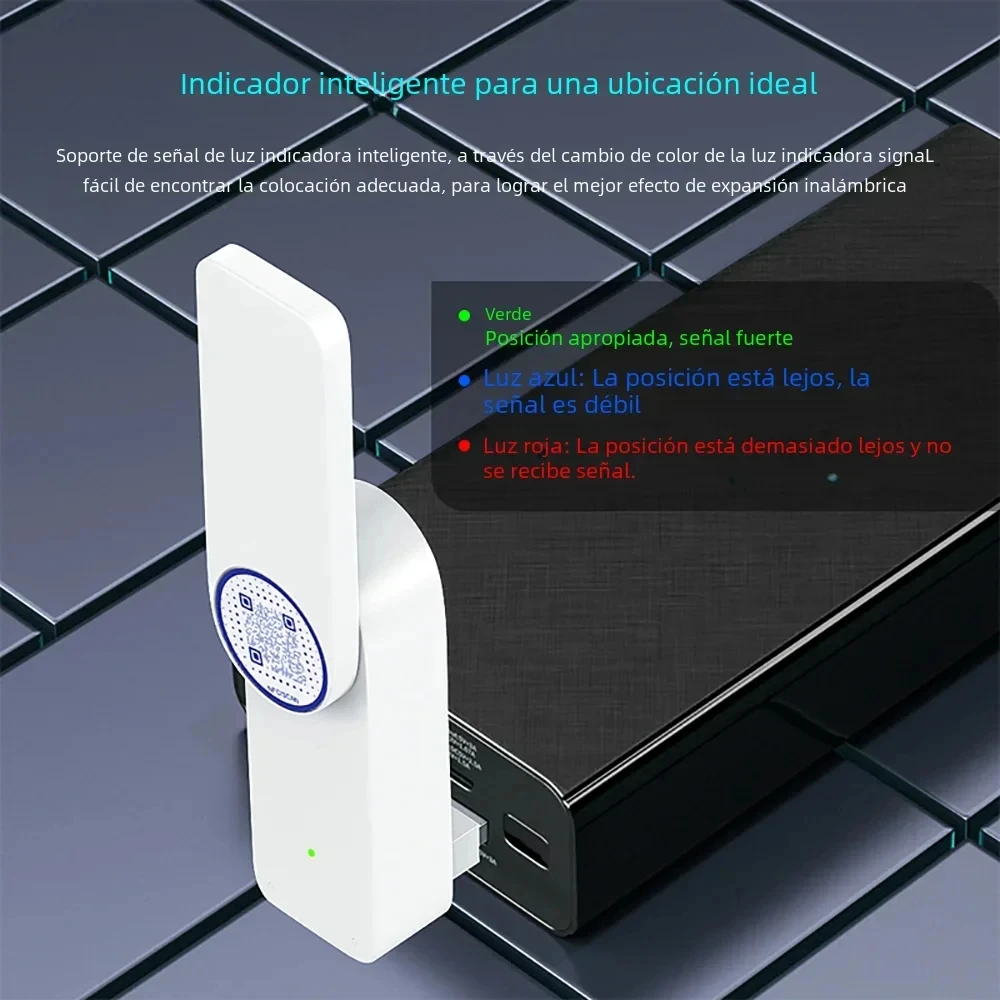 High-Speed USB Wireless WiFi Repeater & Range Extender