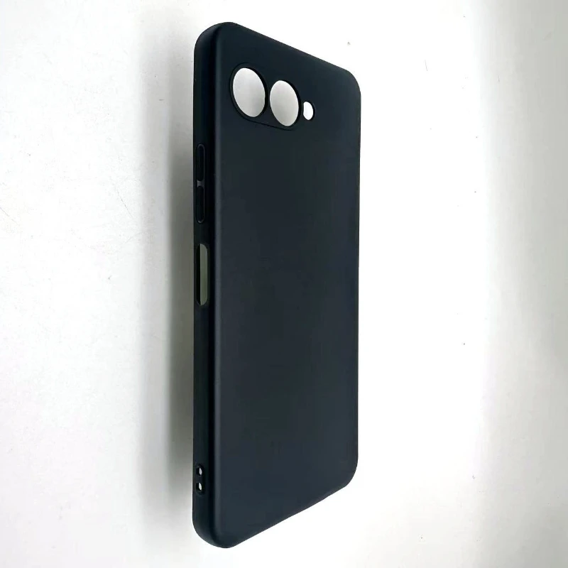 Matte Frosted Black Silicone Protective Phone Case