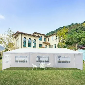 10\'x30\' Outdoor Gazebo Canopy Tent Wedding Party Tent Patio /w 8 Removable Walls 5