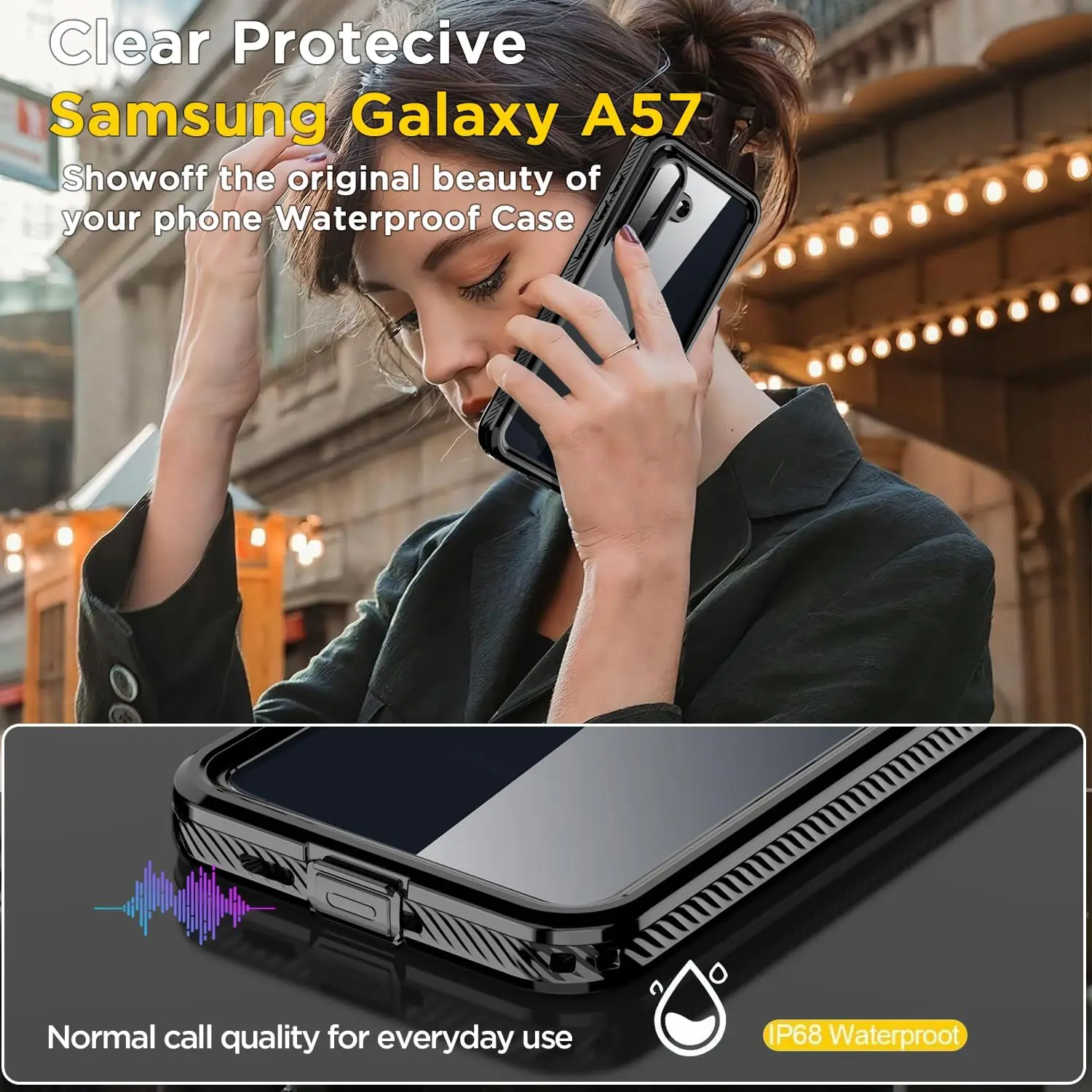 Waterproof Shockproof Dustproof Full-Body Protective Phone Case