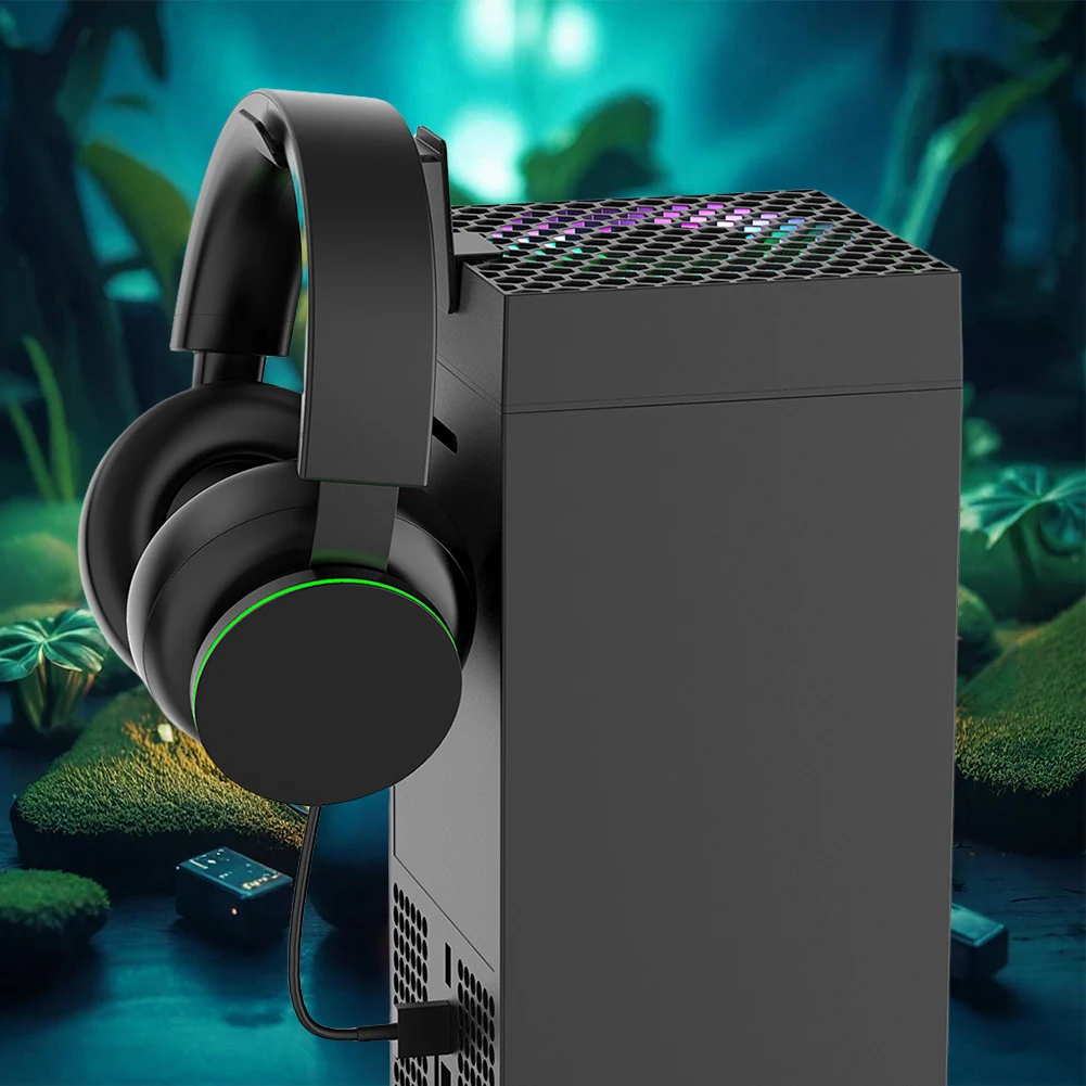 RGB Fan Cooling System 3 Levels Adjustable Speed Temperature-Controlled Cooling Fan System USB Port for Xbox Series X Console cooling fan,gaming cooling fan