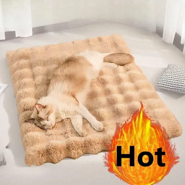 Ultra-Soft Pet mat Winter Warm Dog Blanket Cat bed Sofa Mat Super Comfortable Pet Blanket Pad Mat for Cats Dogs Sleeping Mat