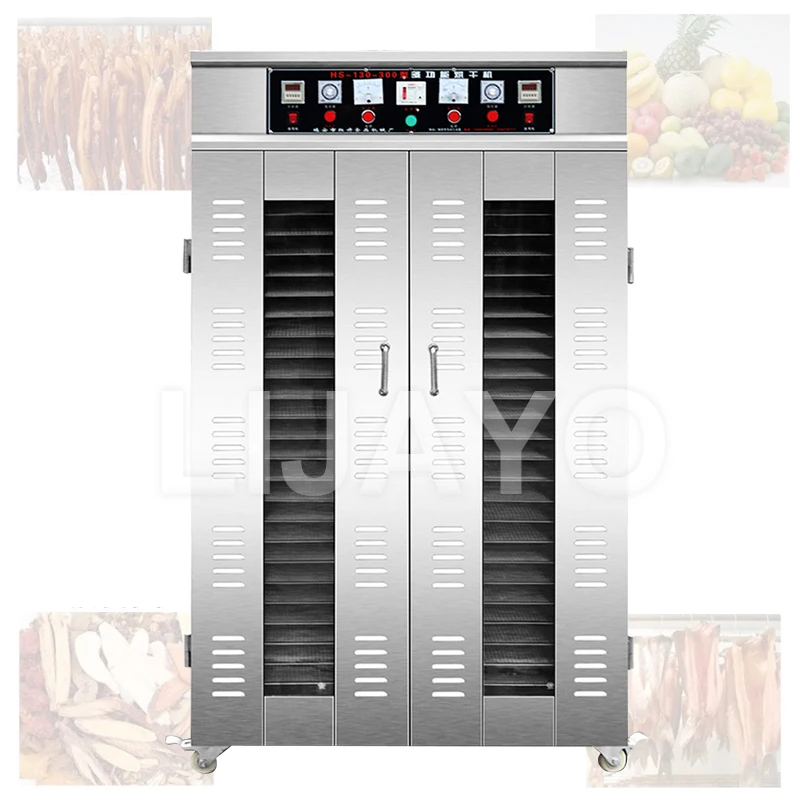 

Крупные Дегидраторы коммерческая машина для сушки фруктов 50 слоев пищевая сосиска утка говядина рыба травы гриб воздушная сушилка