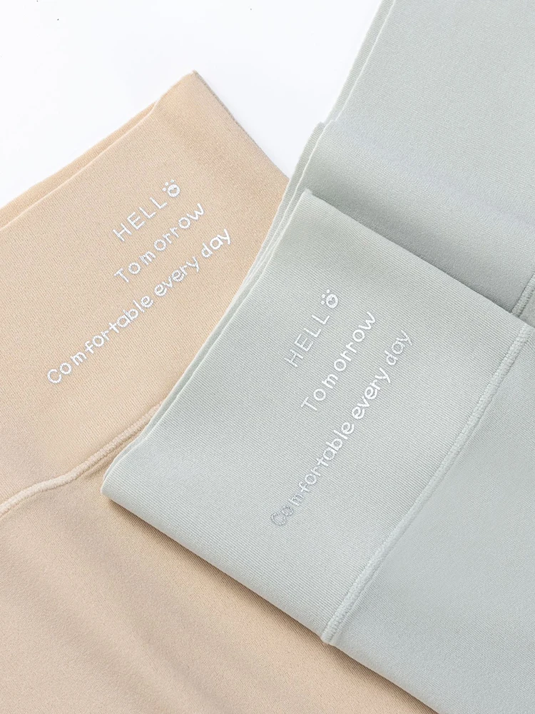 Women's safety shorts summer high waisted scratch resistant soft flat corner pants all size seamless flat corner pants wome