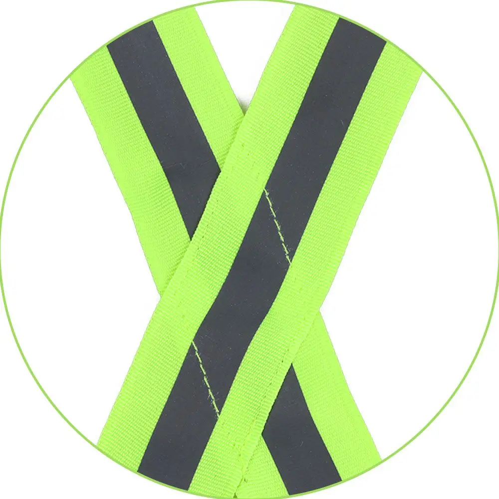 4cm Width Night Lightweight Conspicuous  Vest Reflective Safety Stripes High Visibility