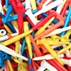 Plastic Limit Golf Tees 70mm Step Down Castle Height Control Golf Long Tees 30pcs/bag Golf Accessories Wholesale Random Color 6