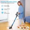 Yoma S100 30KPa 350W Stick Cordless Vacuum Cleaner, up to 50mins Runtime, 9-in-1 Stick Vac for Hardwood Floor Pet Hair Home Car 2