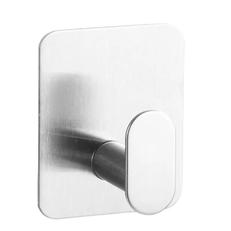 

Heavy Duty Adhesive Wall Hooks Sticker Towel Key Cloth Coat Rack Door Bathroom Robe Hanger Bag Organizer Hook To Hang Hat