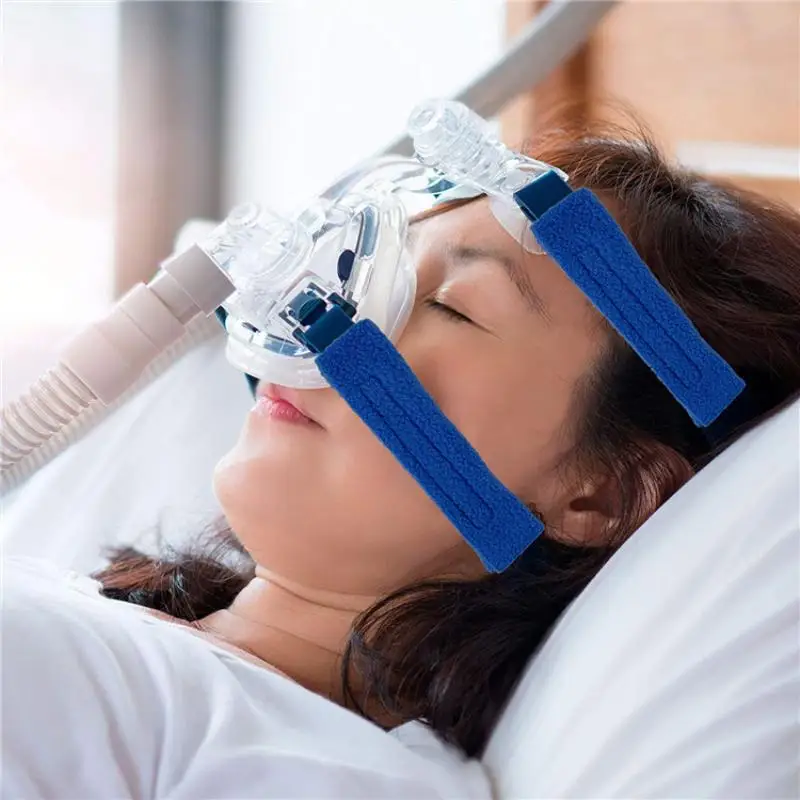 CPAP 마스크 헤드밴드 보호 패드 압력 감소 헤드기어 마스크 액세서리2개 편안한 스트랩 커버 헤드밴드 미끄럼 방지