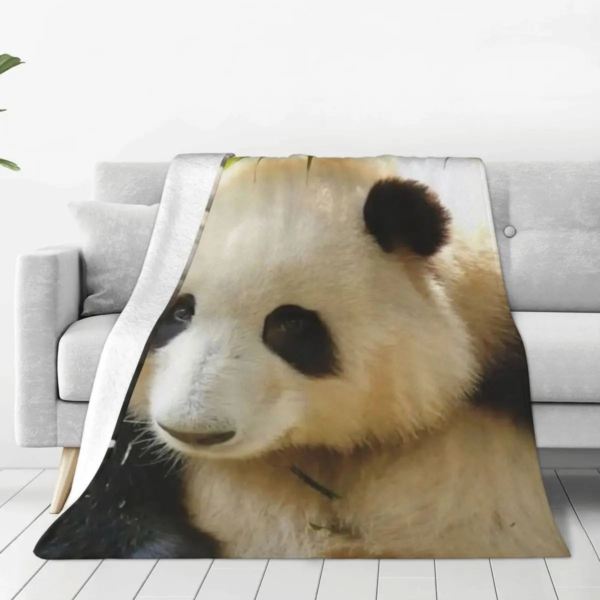 

Huahua Panda Animal Blanket Super Warm Hypoallergenic Throw Blankets for Luxury Bedding Home Decor