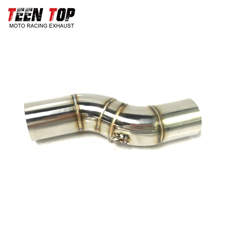 TRK502X Motorcycle Exhaust Modify Middle Link Pipe Escape Moto Racing Modified Slip-On For Benelli TRK 502 X TRK 502X 2018-2021 - Image 3