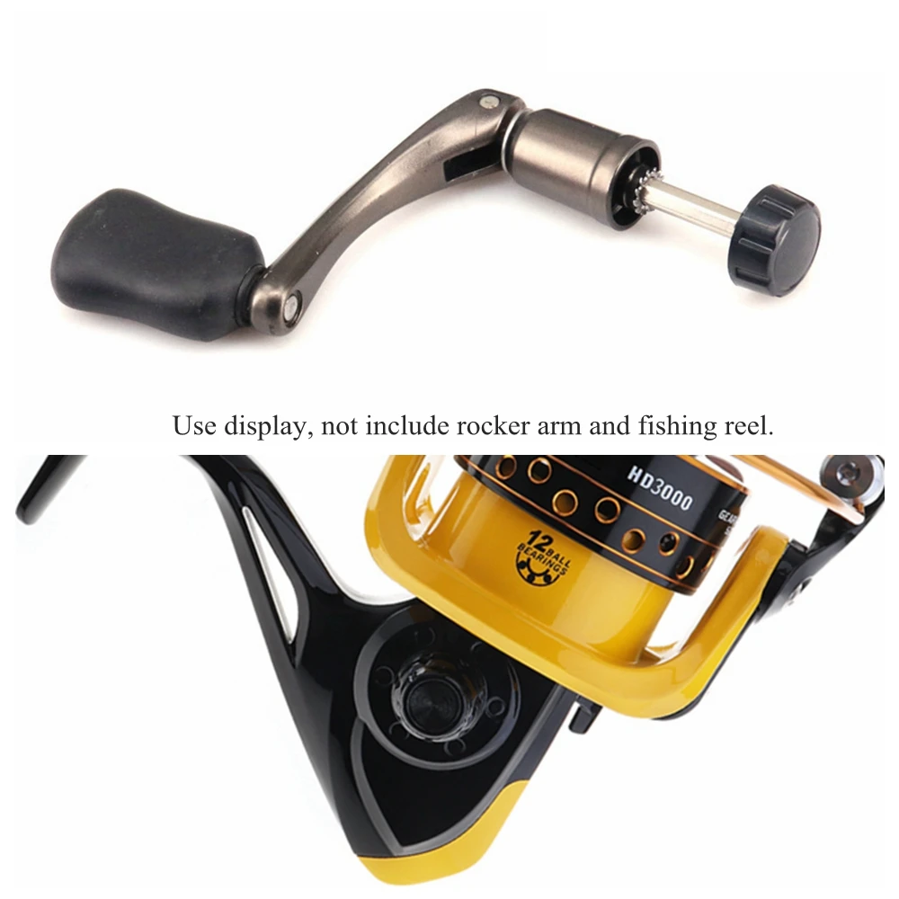 Spinning Fishing Accessory 5pcs/set Universal Serviceable Fishing Reel Handle Screw Caps for Spinning Reel Crank Power Foldable Handle