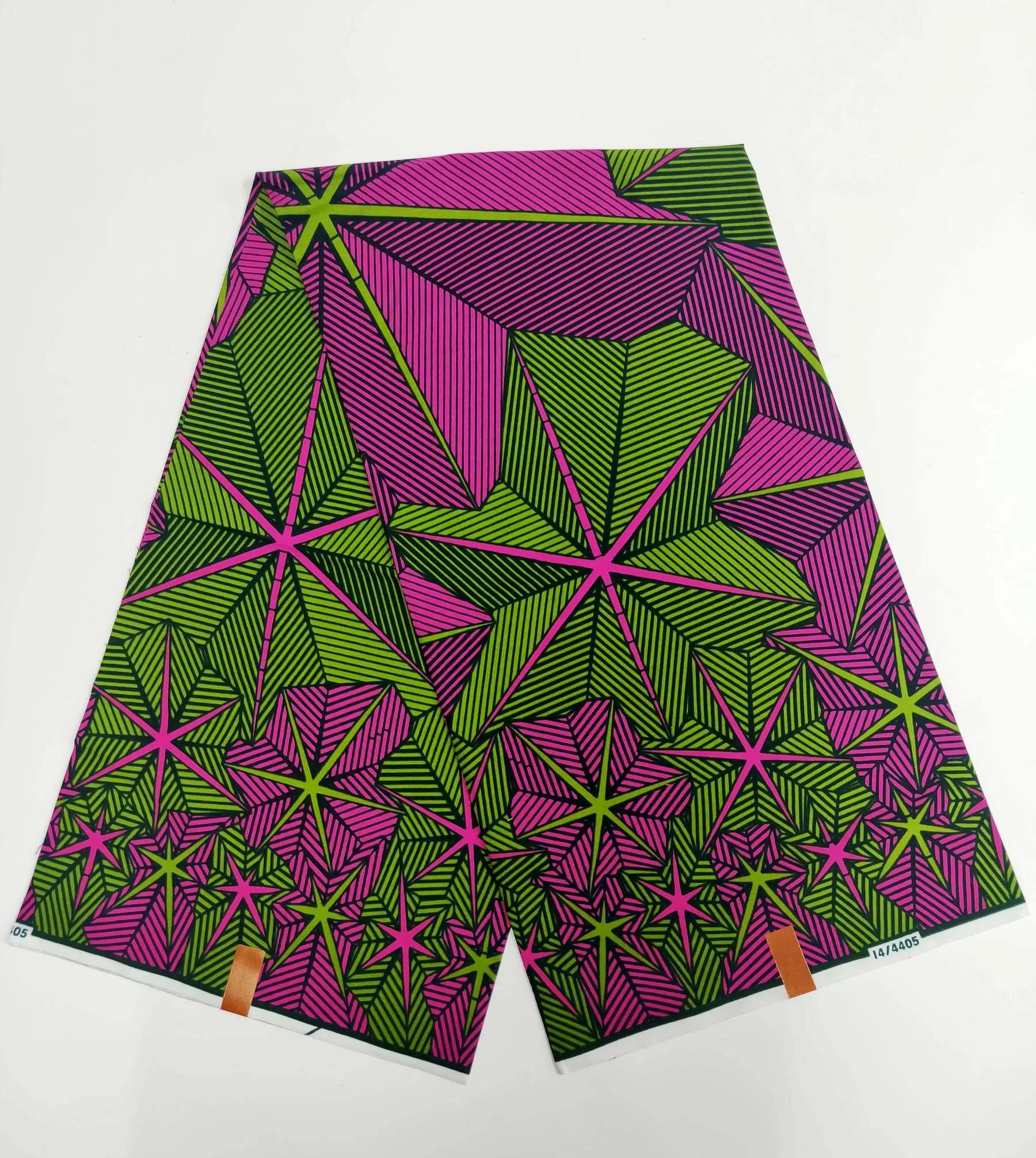 

Гарантированная Настоящая Африканская ткань с принтом из натурального воска, ткань в стиле Ганы с воском Анкары, 100% хлопок, мягкий дизайн, нигерийская восковая ткань