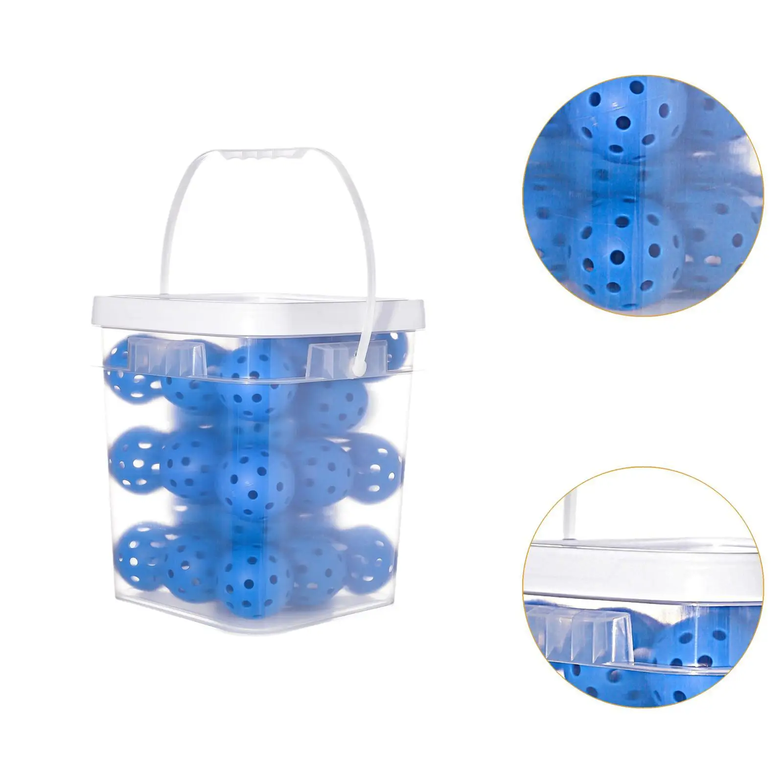 Outdoor Pickleball Balls 36 Packs Professional for Tournament Play 40 Holes Specifically Designed for Outdoor Courts