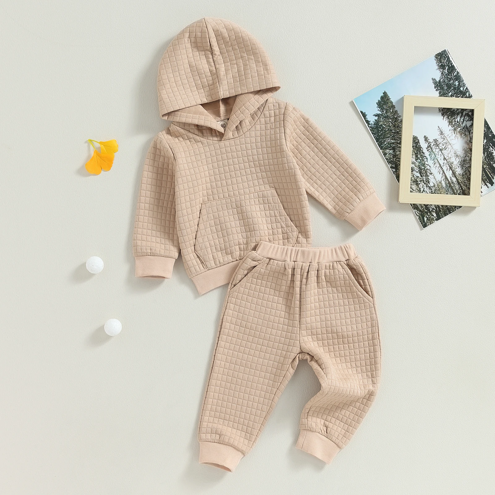 ma&baby 6M-5Y Toddler Children Kid Baby Boy Girl Clothes Sets Spring Fall Outfit Solid Color Long Sleeve Tops Pants 828SALE 15-5
