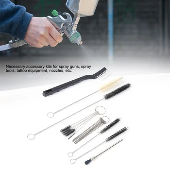Spray Tools Cleaner Airbrush Parts Set Cleaning Kit Hardware Accessory Hand Tool Airbrush Parts Portable for Spray Tools 1