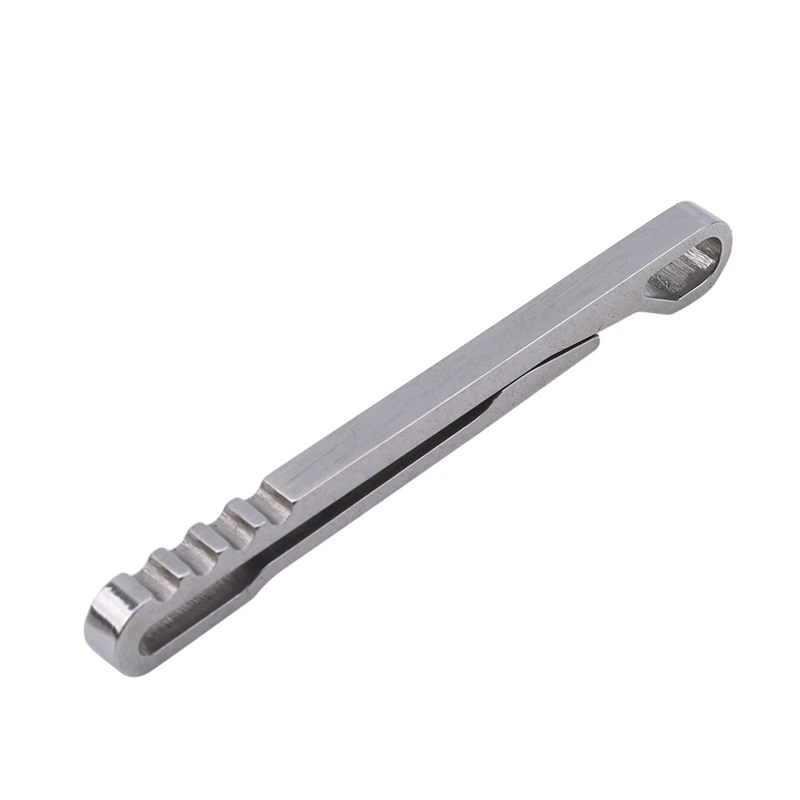 Outdoor EDC Multifunction Tool Wallet Stainless Steel Keychain Key Ring Clasp Carabiner Money Clip Camping Accessories