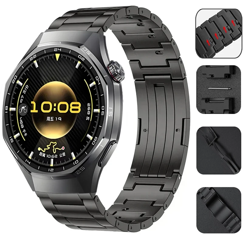 Premium 20/22mm Titanium Metal Wristband Bracelet