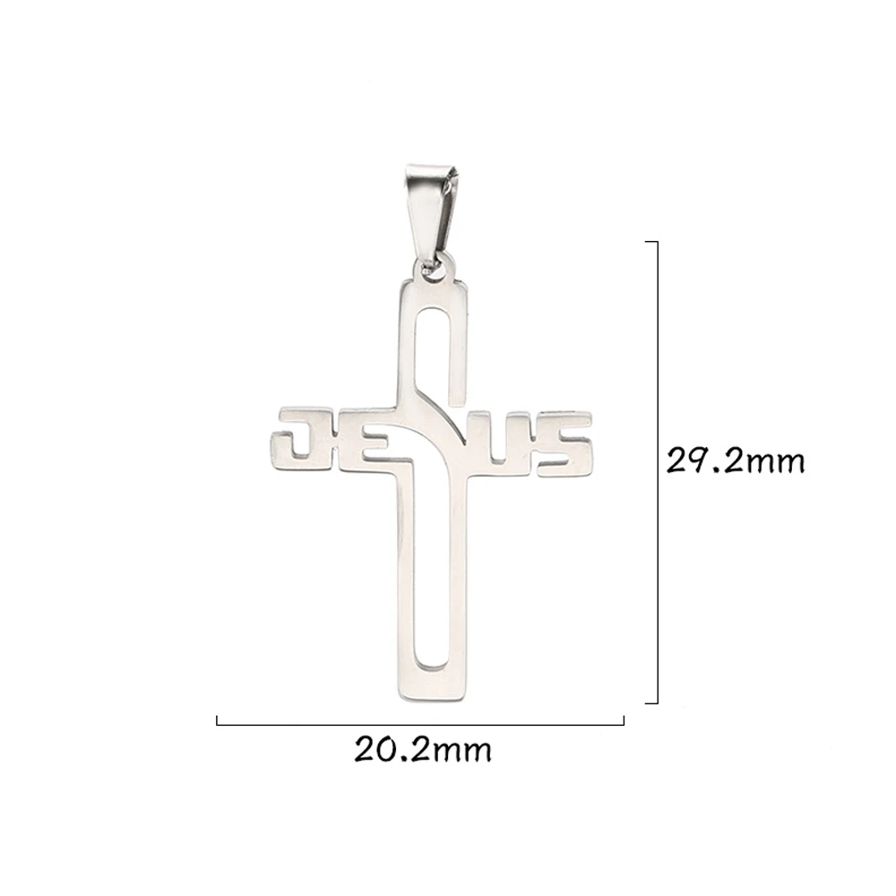 Wholesale Stainless Steel Tree-Shaped Cross Charms for Jewelry Making - Elegant Pendant Accessories