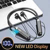 New Sport Neckband Earphone Wireless Headphone audífonos bluetooth inalámbrico Gaming LED Display ear buds for xiaomi huawei 1