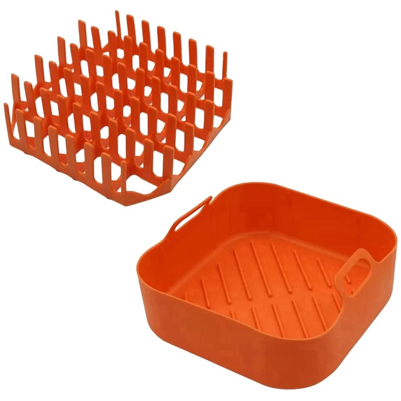 

Silicone Bacon Cooker Bacon Cooker Tray Bacon Rack Tray And Grease Collector For Oven Air Fryer Cooking