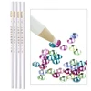 1/4/10pcs Nail Art Tools Rhinestones Gems Picking Crystal Wax Pencil Pen Picker Nail Art Decoration Dotting Tool Make Up KES190 1