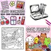 Cozy Friends Coloring Book for Adults Teens Featuring Adorable Creatures in Cozy Hygge Moments for Relaxation Gift 1