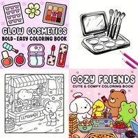 Cozy Friends Coloring Book for Adults Teens Featuring Adorable Creatures in Cozy Hygge Moments for Relaxation Gift 1