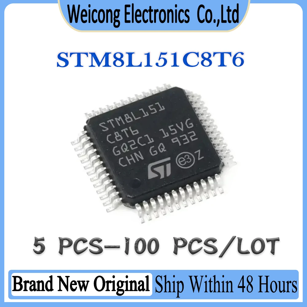 

STM8L151C8T6 STM8L151C8T STM8L151C8 STM8L151C STM8L151 STM8L STM8 STM8 STM New Original IC MCU Chip LQFP-48
