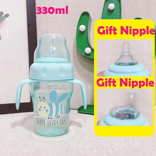 3 In 1 Child Water Bottle Baby Sippy Cups Anti-choked Kids