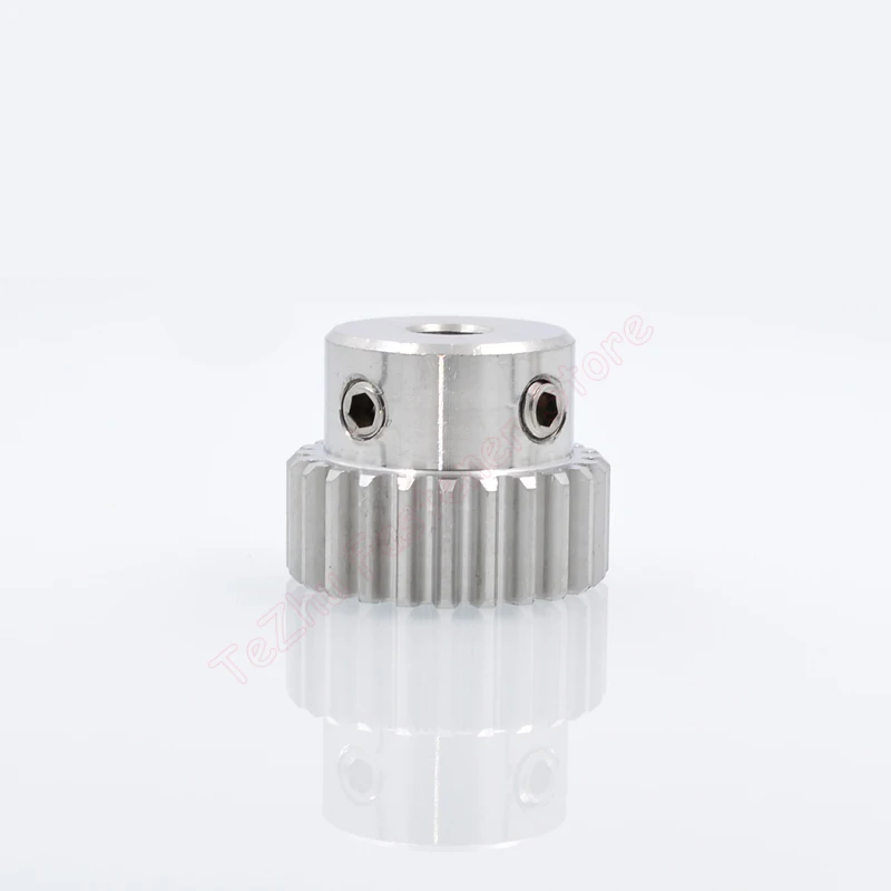 1pc 12T-25T 2M 304 Stainless Steel Spur Gear with Step 2 Module 12 13 14 15 16 17 18 20 21 22 23 24 25 Teeth Motor Gears