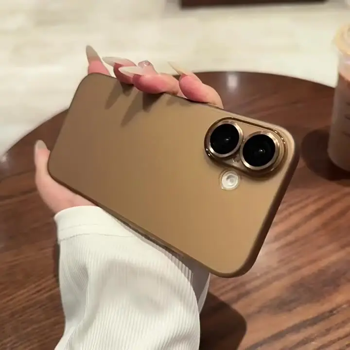 Стеклянный защитный чехол для камеры iPhone 16 Pro Max Ультратонкий матовый Мягкий из